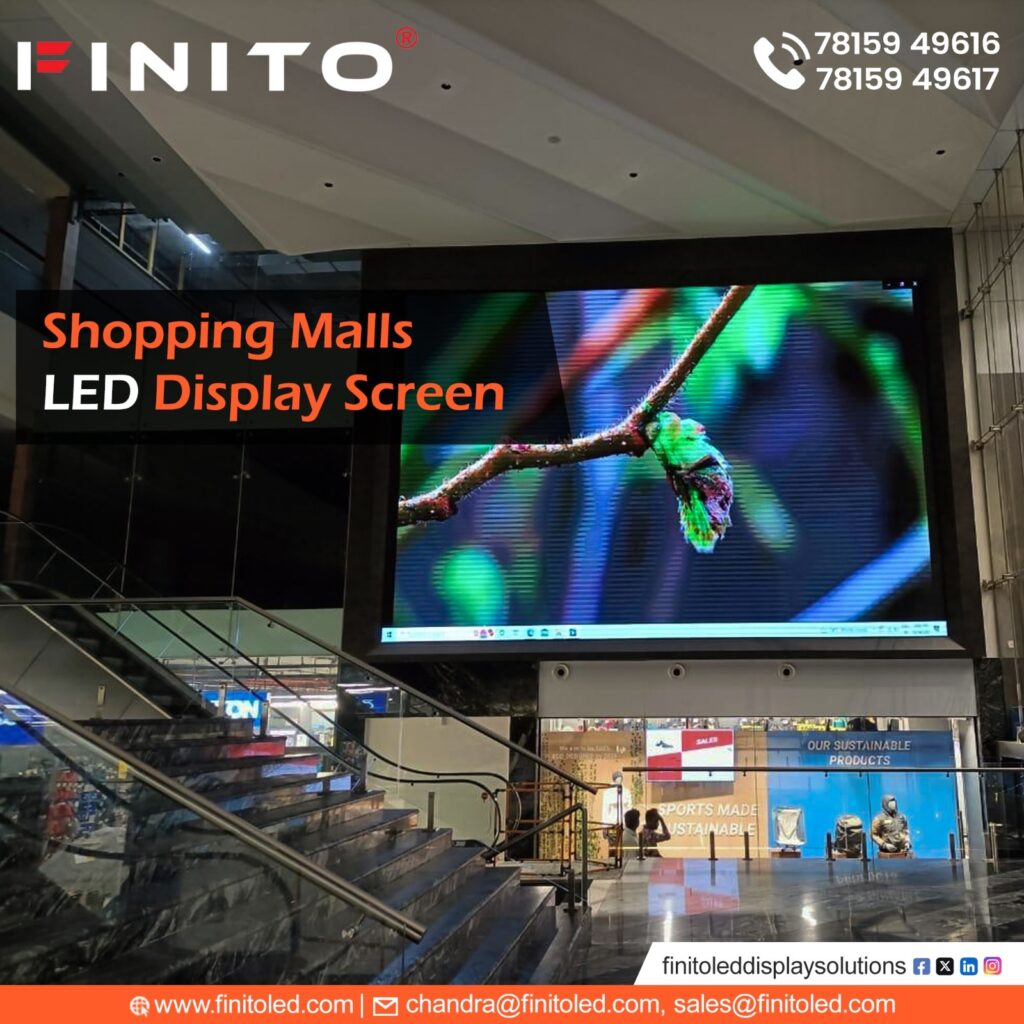 Transforming Shopping Malls with Dynamic Display Screens